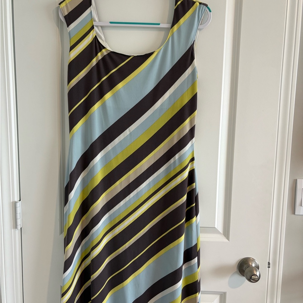 Merona Multicolor Striped Midi Dress